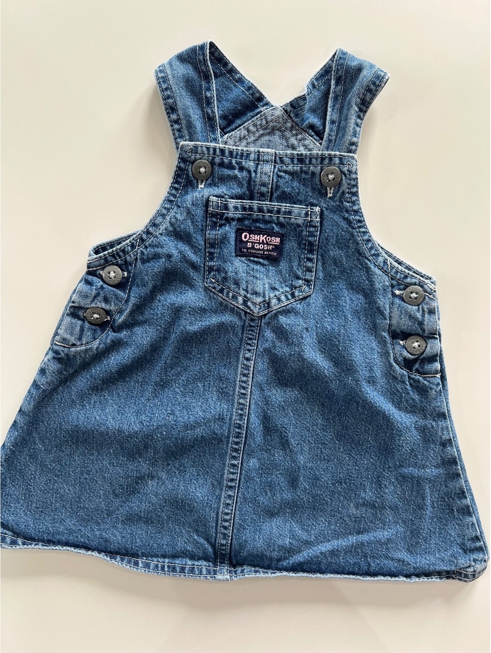 y2k oshkosh denim jumper